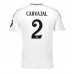 Real Madrid Daniel Carvajal #2 Hjemmedrakt 2024-25 Kortermet